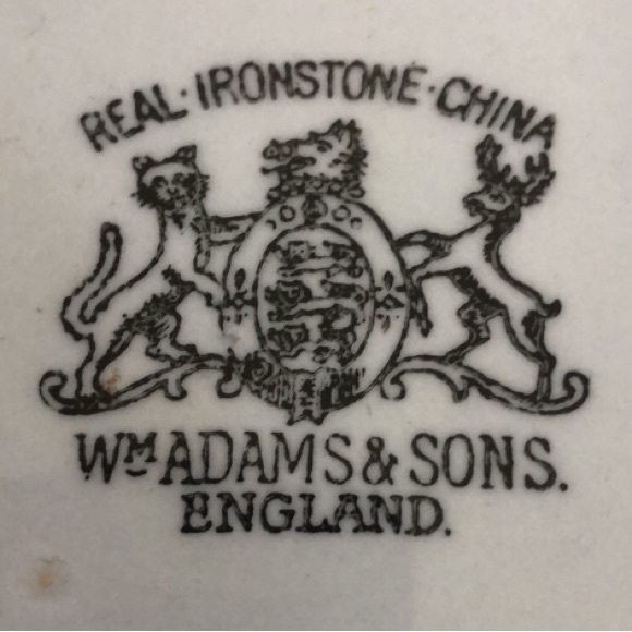 VINTAGE WM ADAMS & SONS IRONSTONE CHAMBER POT ENGLAND - Picture 6 of 6